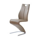 Tony - Dining Chairs (Set of 2) - Brown / Beige