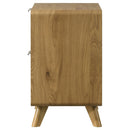 Bennett 2-drawer Bedroom Nightstand Bedside Table Light Oak