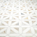 Angora Geometric 12"x12" Polished Marble Mesh Mounted Mosaic Tile - MSI Collection