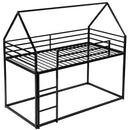 House Bunk Bed With Built In Ladder