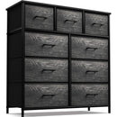 Faux Wood Dresser 9 Drawers For Bedroom Furniture Storage