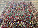 Karastan Rug 5.9 x 9 Red Sarouk Rug