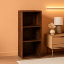 Pasir 3 Tier No Tool Assembly Open Bookcase Amber Pine