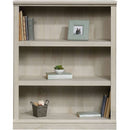 Three Shelf Bookcase Chalked Chestnut Finish With Adjustable Shelves