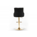 Adjustable Swivel Bar Stool With Nailhead Trim (Set of 2)
