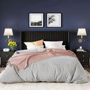 Queen Size Velvet Bed Frame With Wingback Headboard Storage