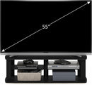 Entertainment Center TV Stand Black For 40 Inch TVs 43 Inch Wide 13 Inch Deep 13 Inch High