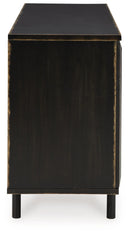 Fair Ridge - Accent Cabinet - Distressed Black