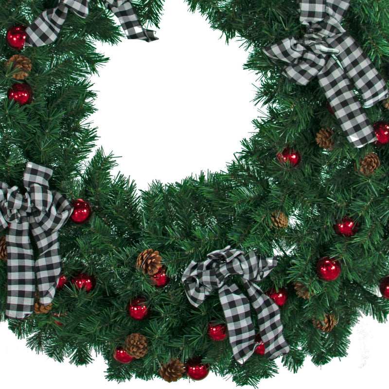 4FT Premier Pine Fir Christmas Wreath