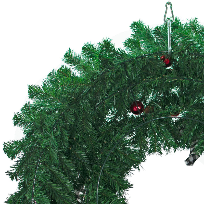 4FT Premier Pine Fir Christmas Wreath