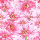 Modish Pink Flowers Wallpaper Fashionable