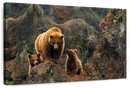 Bear And Cubs Wall Art