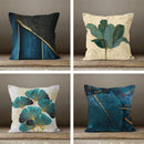 Emerald Leaf Cushion Cover