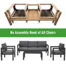 Alora 4-Piece Premium Outdoor Aluminum Furniture Set For Backyard & Poolside (SAK73532)