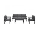 Alora 4-Piece Premium Outdoor Aluminum Furniture Set For Backyard & Poolside (SAK73532)