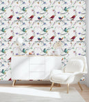 Birds and Butterflies Wallpaper