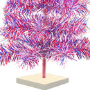 4th Of July Firework Tinsel Trees