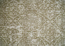 4x6 Fine Hand Knotted Olive and Silver Traditional Vintage Persian Style Antique Wool and SIlk Rug | AGR16
