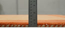 4x6 Small Rust and Peach Farmhouse Wool Hand Woven Southwestern Gabbeh Rug
