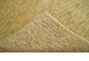 4x6 Small Solid Beige Natural Farmhouse Wool Hand Woven Southwestern Rug