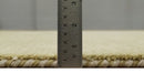 4x6 Small Solid Beige Wool Hand Woven Southwestern Gabbeh Rug