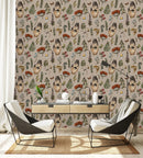 Mystical Hands Pattern Wallpaper