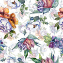 Fashionable Watercolor Flowers Wallpaper