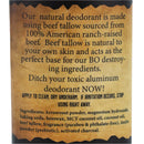 Aluminum-Free Beef Tallow Deodorant Bundle Pack | 2.75 oz Each | Wild Ass Soap