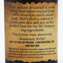 Aluminum-Free Midnight Moon Beef Tallow Deodorant | Pack of 2 | 2.75 oz | Wild Ass Soap