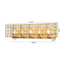 5-Light Indoor Crystal LED Wall Sconce Lighting