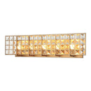 5-Light Indoor Crystal LED Wall Sconce Lighting