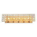 5-Light Indoor Crystal LED Wall Sconce Lighting