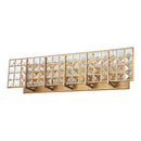 5-Light Indoor Crystal LED Wall Sconce Lighting