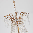 5-Light Modern Pendant Light with Crystal Strands