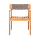 Alora Premium 5-Piece Acacia Wooden Outdoor Furniture Patio Set With Dining Chairs And Table (SAK70445)
