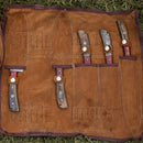 5 Pieces Handmade J2 Steel Chef Set - 5 Piece Kitchen Knives Set