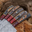 5 Pieces Handmade J2 Steel Chef Set - 5 Piece Kitchen Knives Set