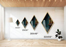 Ghost in Retro Arcade Room Diamond Shaped Art Canvas Embossed Print Spooky Halloween Nostalgia Vaporwave Haunting Wall Decor