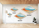 Canyonlands National Park Diamond Shaped Travel Poster Art Canvas Art Print, Canvas Wall Art, Travel Gift, Utah Travel Art