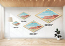 Canyonlands National Park Travel Poster Art Canvas Texture Print, Travel Decor Art, Midcentury Modern Retro Decor Utah Travel Art