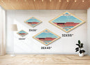 Retro Dry Tortugas National Park Travel Poster Art Canvas Texture Print, Travel Decor Art, Midcentury Modern Decor Florida Travel Art