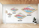Great Sand Dunes National Park Diamond Shaped Travel Poster Art Canvas Art Print, Canvas Wall Art, Travel Gift, Colorado Travel Art