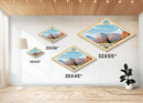 Retro Zion National Park Adventure Poster Art Wall Art Texture Print, Travel Decor Art, Midcentury Modern Decor Utah Travel Art