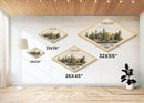 Voyageurs National Park Diamond Shaped Travel Poster Canvas Art Print, Canvas Wall Art, Travel Gift, Minnesota Landscape
