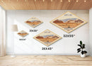 Retro Capitol Reef National Park Travel Poster Canvas Texture Print, Travel Decor, Midcentury Modern Decor Utah Landscape