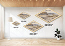 Cuyahoga Valley National Park Diamond Shaped Adventure Poster Canvas Art Print, Canvas Wall Art, Travel Present, Ohio Landscape