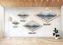 MCM Gates of the Arctic National Park Diamond Shaped Travel Poster Canvas Art Print, Canvas Wall Art, Travel Gift, Alaska Landscape