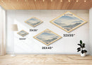Retro Great Smoky Mountains National Park Travel Poster Wall Artwork Texture Print, Travel Decor, Midcentury Modern Decor North Carolina Landscape