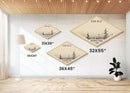 Kobuk Valley National Park Diamond Shaped Adventure Poster Wall Art Artwork Print, Canvas Wall Art, Travel Gift, Alaska Landscape