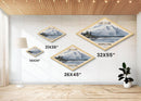 Lake Clark National Park Travel Poster Canvas Texture Print, Travel Decor, Midcentury Modern Retro Decor Alaska Landscape